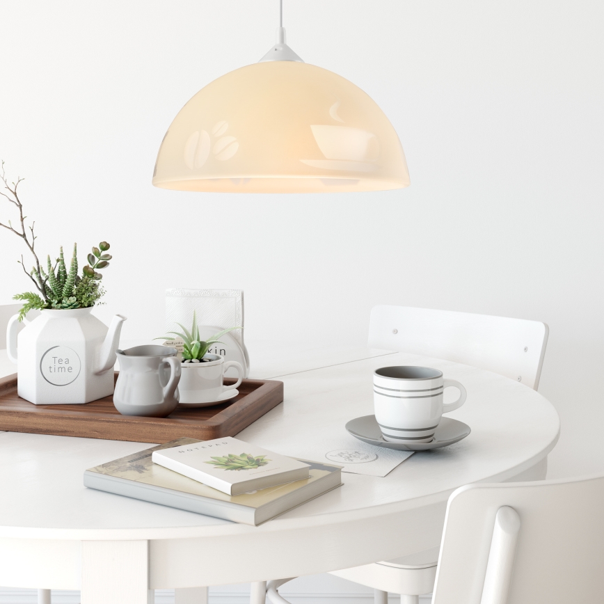 Luster na sajli 1xE27/60W/230V kafa