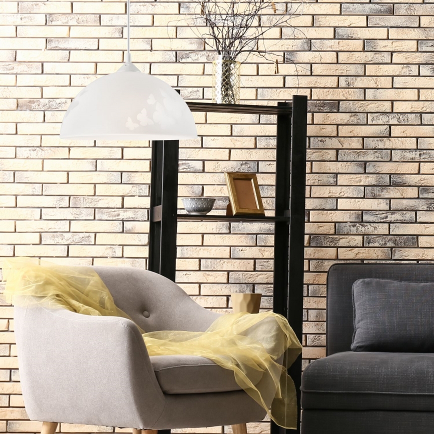 Luster na sajli 1xE27/60W/230V leptiri