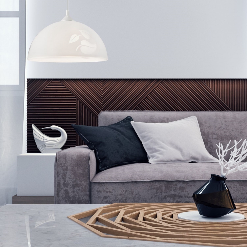 Luster na sajli 1xE27/60W/230V lišće