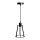 Luster na sajli 1xE27/60W/230V pr. 15 cm crno