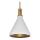 Luster na sajli 1xE27/60W/230V pr. 23 cm bela