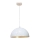 Luster na sajli 1xE27/60W/230V pr. 30 cm bela