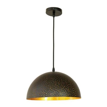Luster na sajli 1xE27/60W/230V pr. 30 cm crno