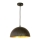 Luster na sajli 1xE27/60W/230V pr. 30 cm crno