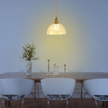Luster na sajli 1xE27/60W/230V pr. 30 cm