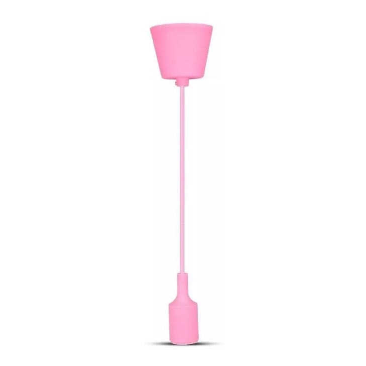 Luster na sajli 1xE27/60W/230V roze