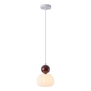 Luster na sajli 1xG9/7W/230V bela/braon