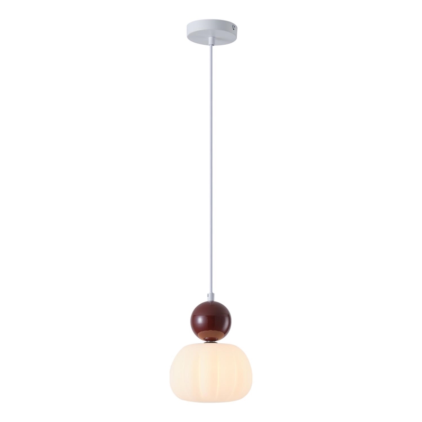 Luster na sajli 1xG9/7W/230V bela/braon
