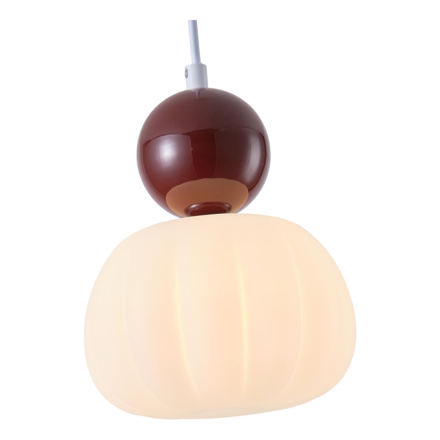 Luster na sajli 1xG9/7W/230V bela/braon