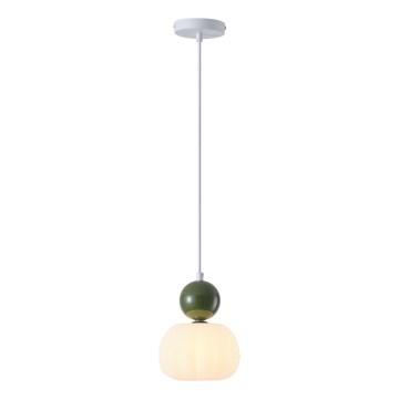 Luster na sajli 1xG9/7W/230V bela/zelena