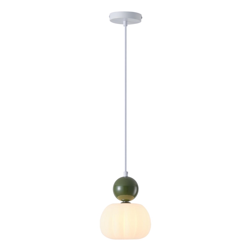Luster na sajli 1xG9/7W/230V bela/zelena