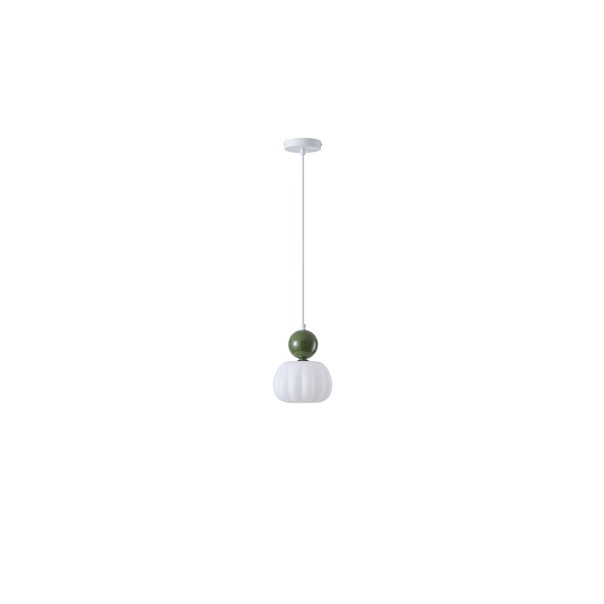 Luster na sajli 1xG9/7W/230V bela/zelena