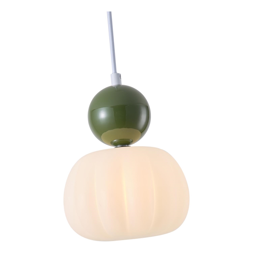 Luster na sajli 1xG9/7W/230V bela/zelena
