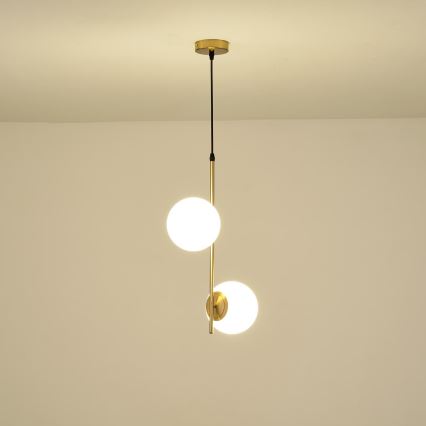 Luster na sajli 2xE27/40W/230V mesing