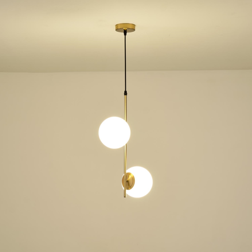 Luster na sajli 2xE27/40W/230V mesing