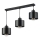 Luster na sajli 3xE27/35W/230V crno