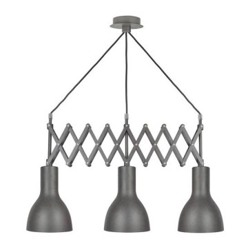 Luster na sajli  3xE27/60W/230V