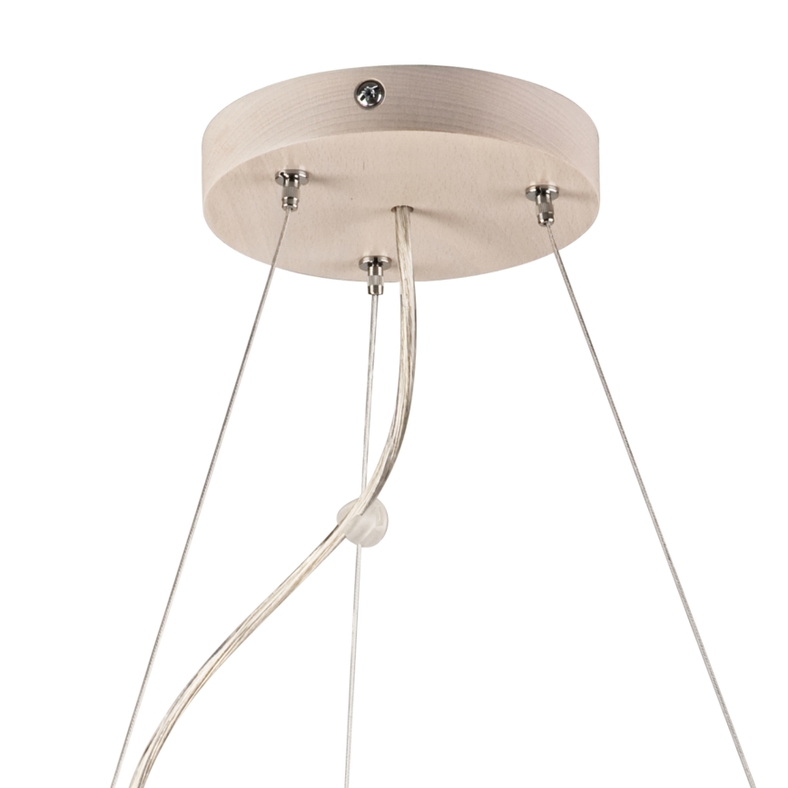 Luster na sajli 3xE27/60W/230V ø 47 cm bor - FSC certificirano