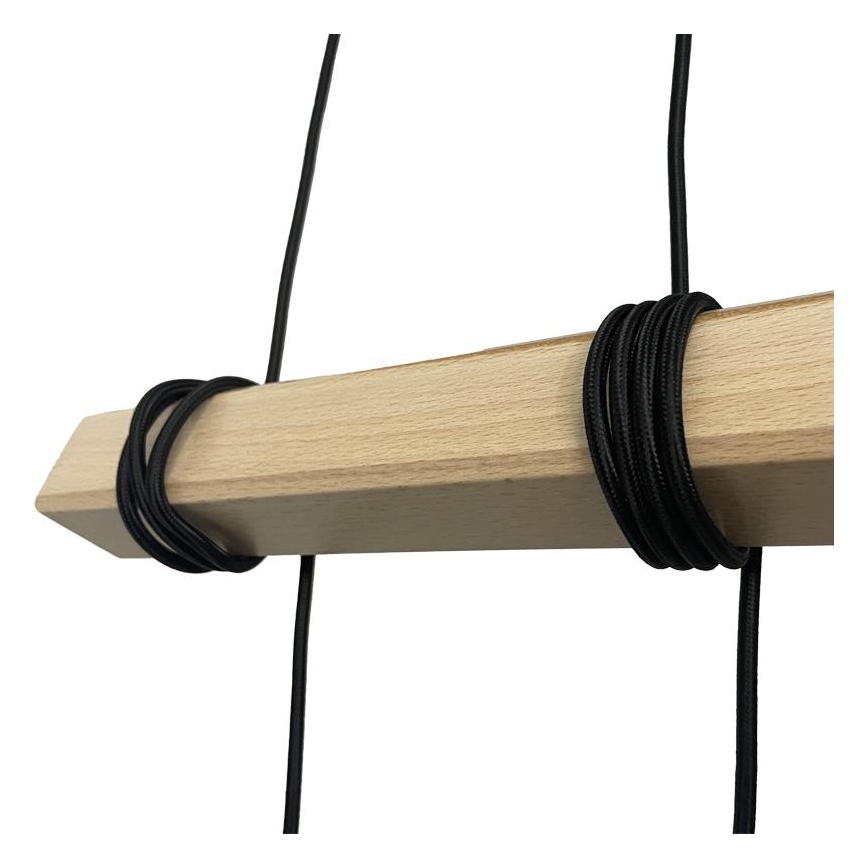 Luster na sajli 4xE27/60W/230V bakreno
