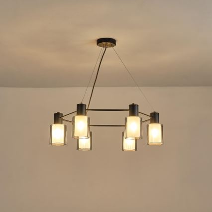 Luster na sajli 6xE14/15W/230V