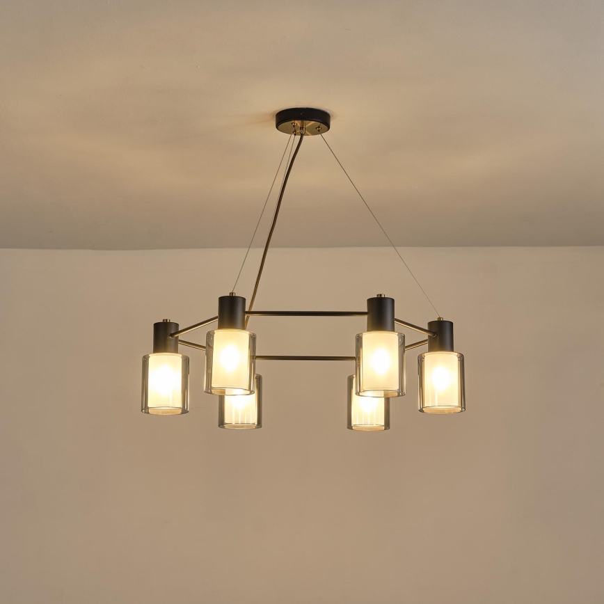 Luster na sajli 6xE14/15W/230V