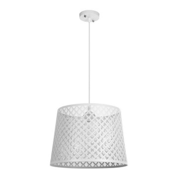 Luster na sajli ABAZUR 1xE27/60W/230V bela
