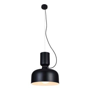 Luster na sajli ABEL 2xE27/11W/230V pr. 28 cm crno