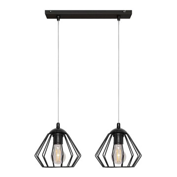 Luster na sajli AGAT 2xE27/15W/230V
