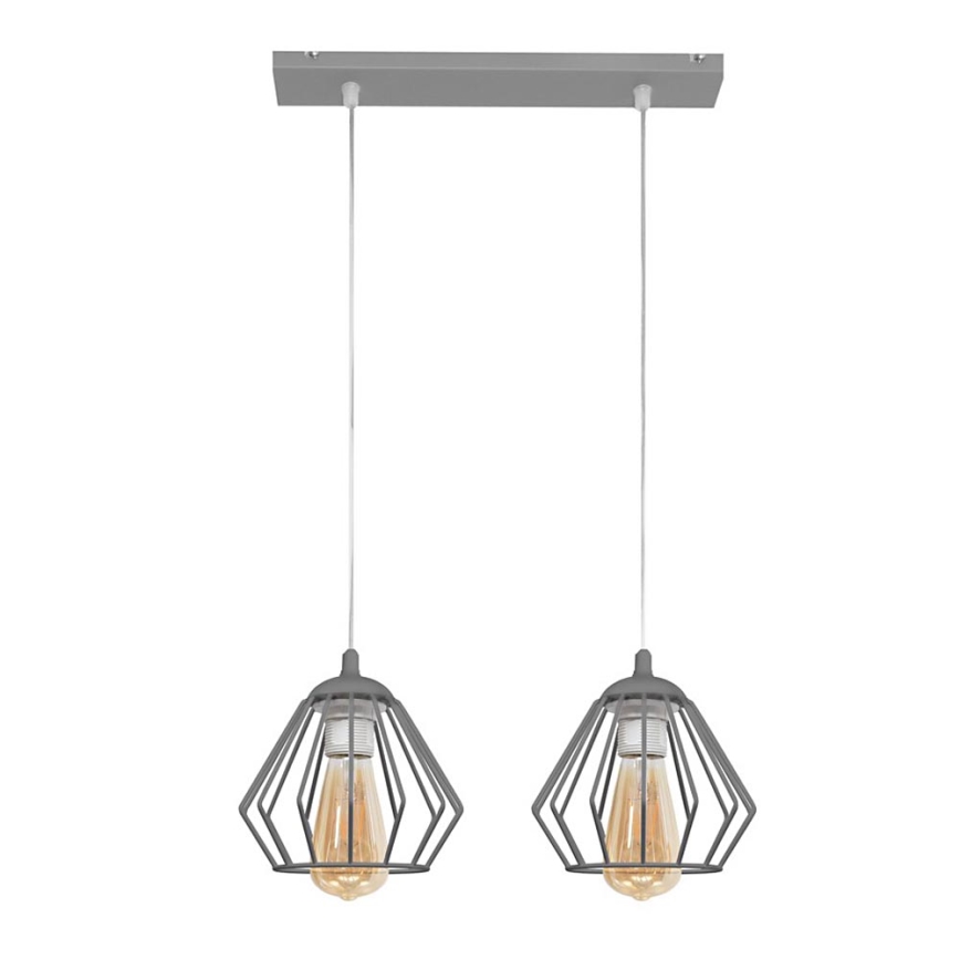 Luster na sajli AGAT 2xE27/15W/230V