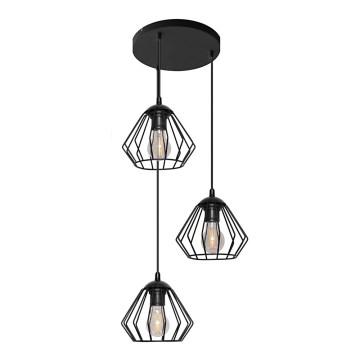 Luster na sajli AGAT 3xE27/15W/230V