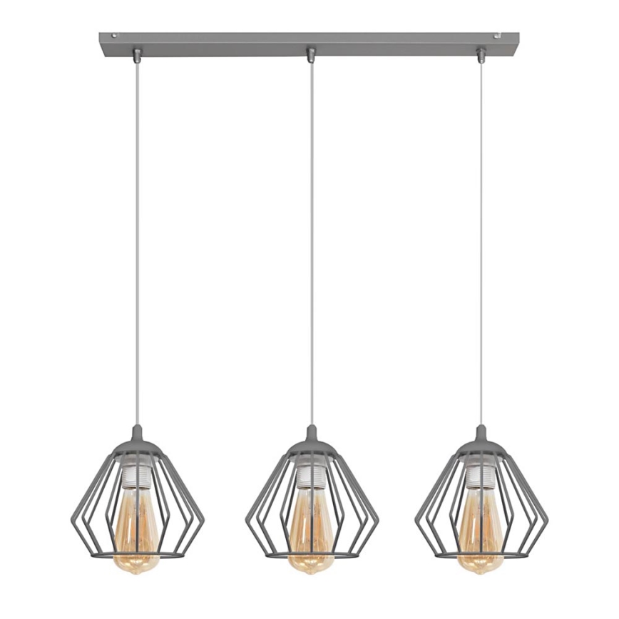 Luster na sajli AGAT 3xE27/15W/230V
