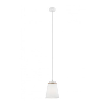 Luster na sajli AGUSTINO 1xE27/60W/230V bela/bukva
