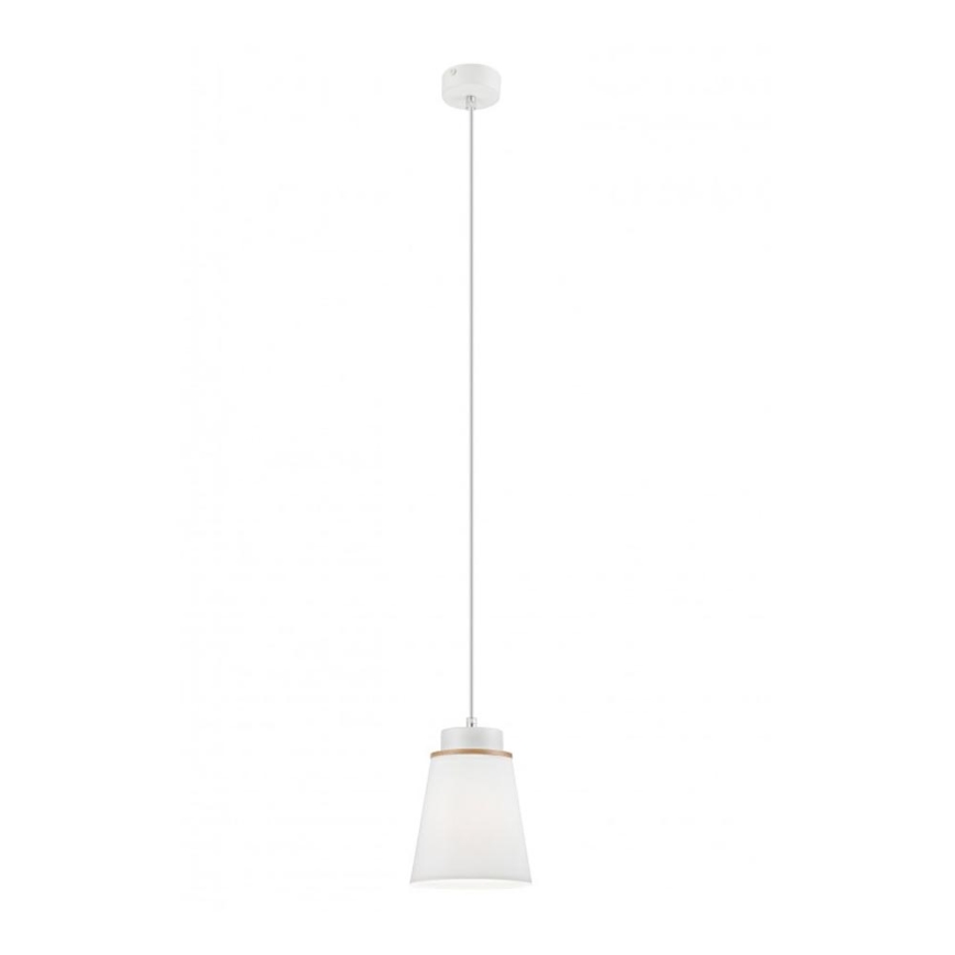 Luster na sajli AGUSTINO 1xE27/60W/230V bela/bukva