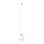 Luster na sajli AGUSTINO 1xE27/60W/230V bela/bukva