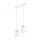 Luster na sajli AGUSTINO 2xE27/60W/230V bela