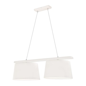 Luster na sajli AIDA 2xE27/60W/230V hrast