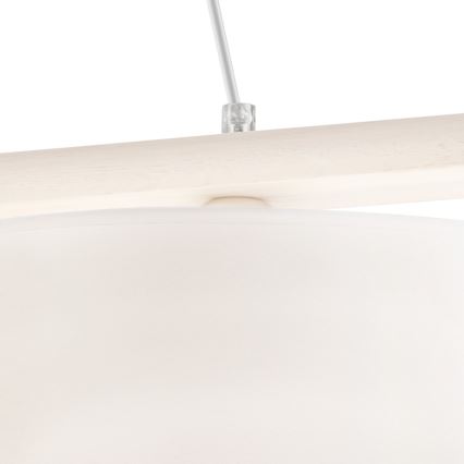 Luster na sajli AIDA 2xE27/60W/230V hrast