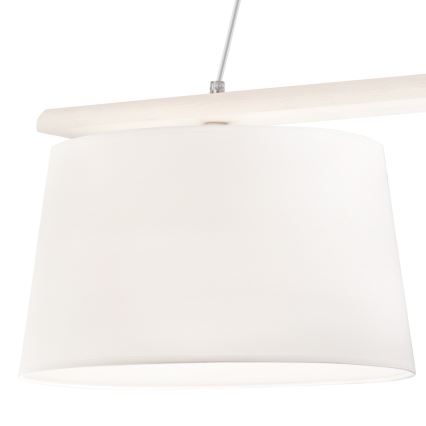 Luster na sajli AIDA 2xE27/60W/230V hrast