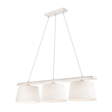 Luster na sajli AIDA 3xE27/60W/230V hrast