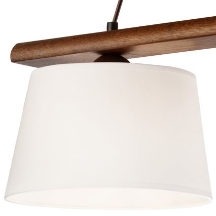 Luster na sajli AIDA 3xE27/60W/230V orah - FSC sertifikovano
