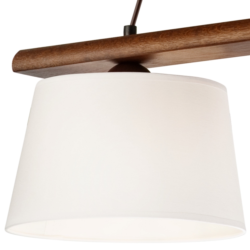 Luster na sajli AIDA 3xE27/60W/230V orah - FSC sertifikovano