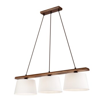 Luster na sajli AIDA 3xE27/60W/230V orah
