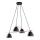 Luster na sajli AIDA 4xE27/15W/230V