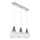 Luster na sajli AKSO 3xE14/40W/230V srebrno