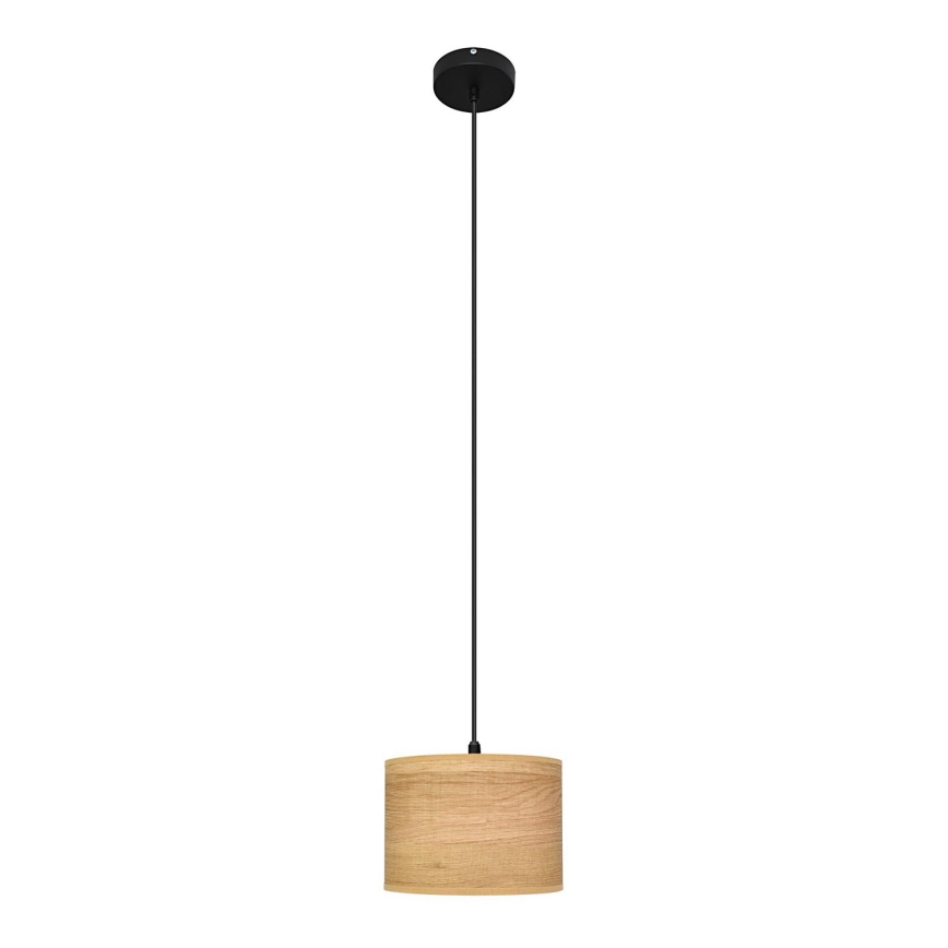 Luster na sajli ALBA 1xE27/15W/230V pr. 20 cm braon/crno