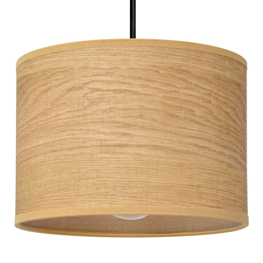 Luster na sajli ALBA 1xE27/15W/230V pr. 20 cm braon/crno