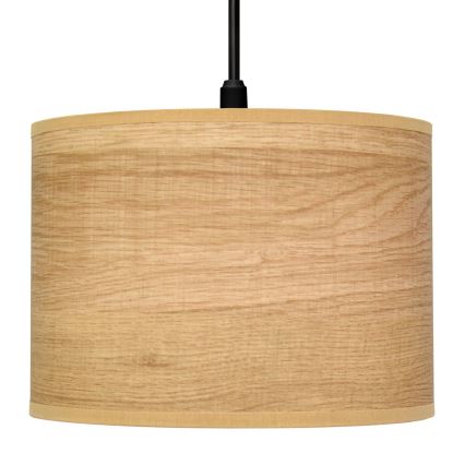 Luster na sajli ALBA 1xE27/15W/230V pr. 20 cm braon/crno