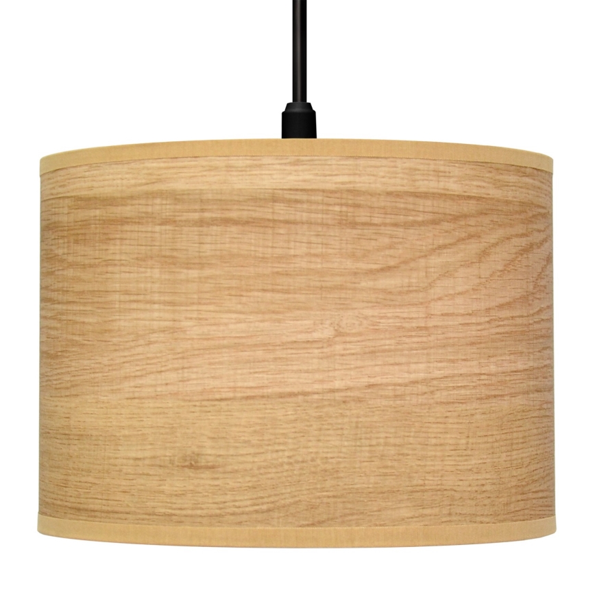 Luster na sajli ALBA 1xE27/15W/230V pr. 20 cm braon/crno