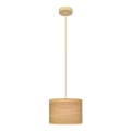 Luster na sajli ALBA 1xE27/15W/230V pr. 20 cm braon