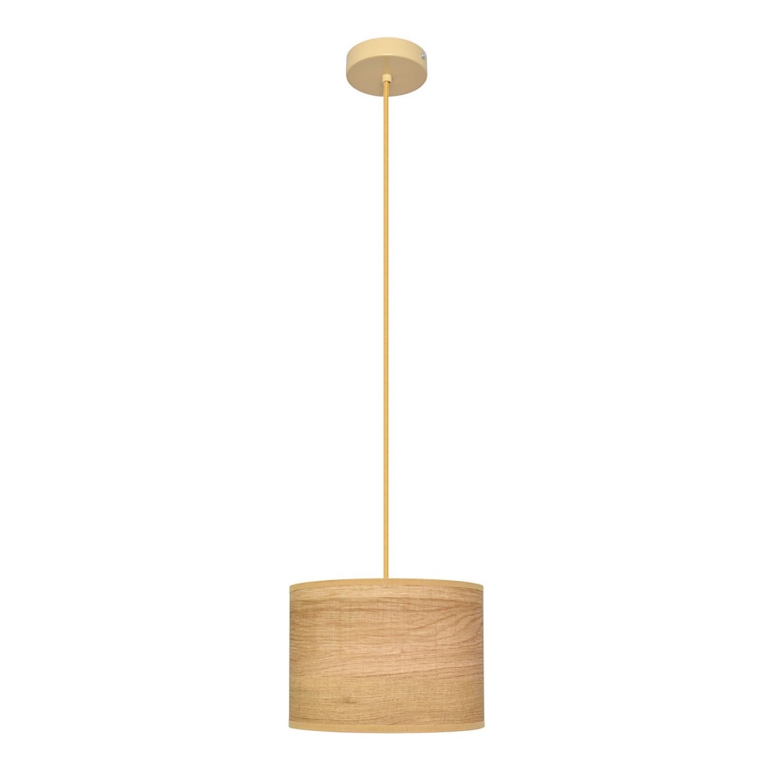 Luster na sajli ALBA 1xE27/15W/230V pr. 20 cm braon